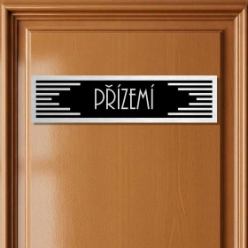 Cedulka na dveře - Označní pater